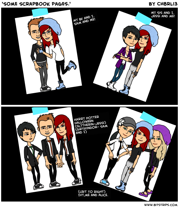 'Some Scrapbook pages.'