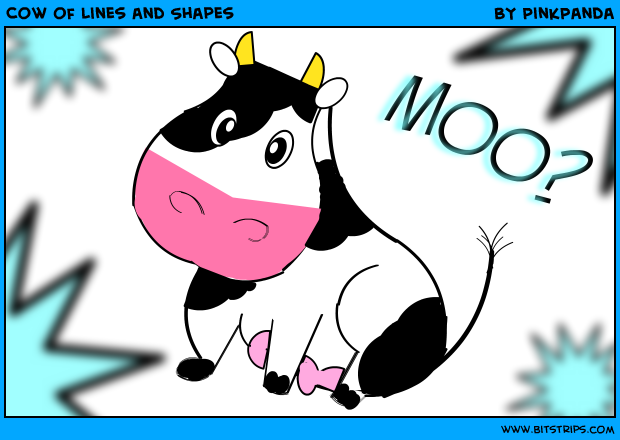 Cow of Lines and Shapes