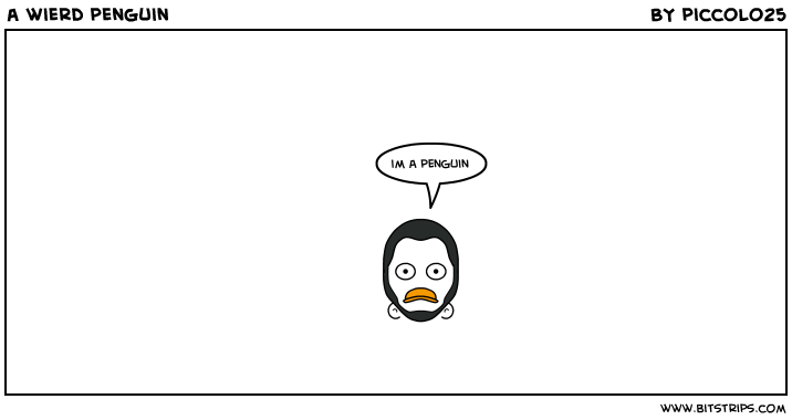 a wierd penguin