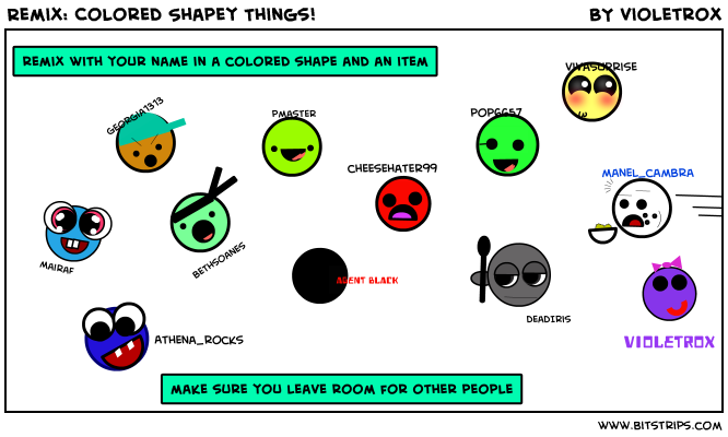 Remix: Colored Shapey Things!