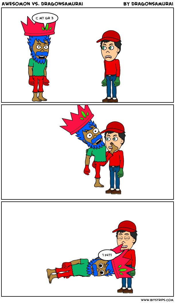 awesomon vs. dragonsamurai