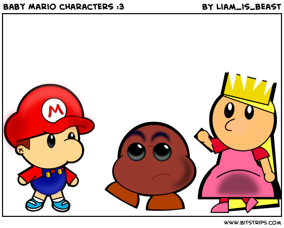 Baby Mario characters :3 - Bitstrips
