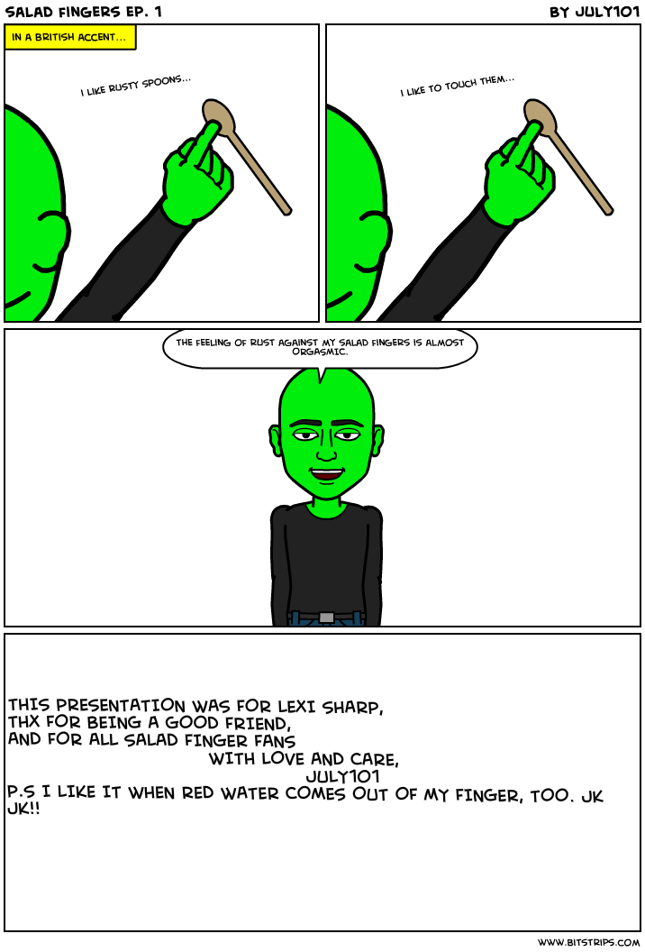 salad fingers ep. 1 Bitstrips