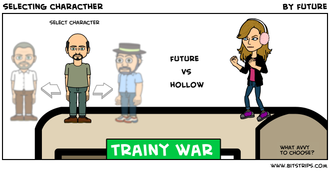 selecting characther