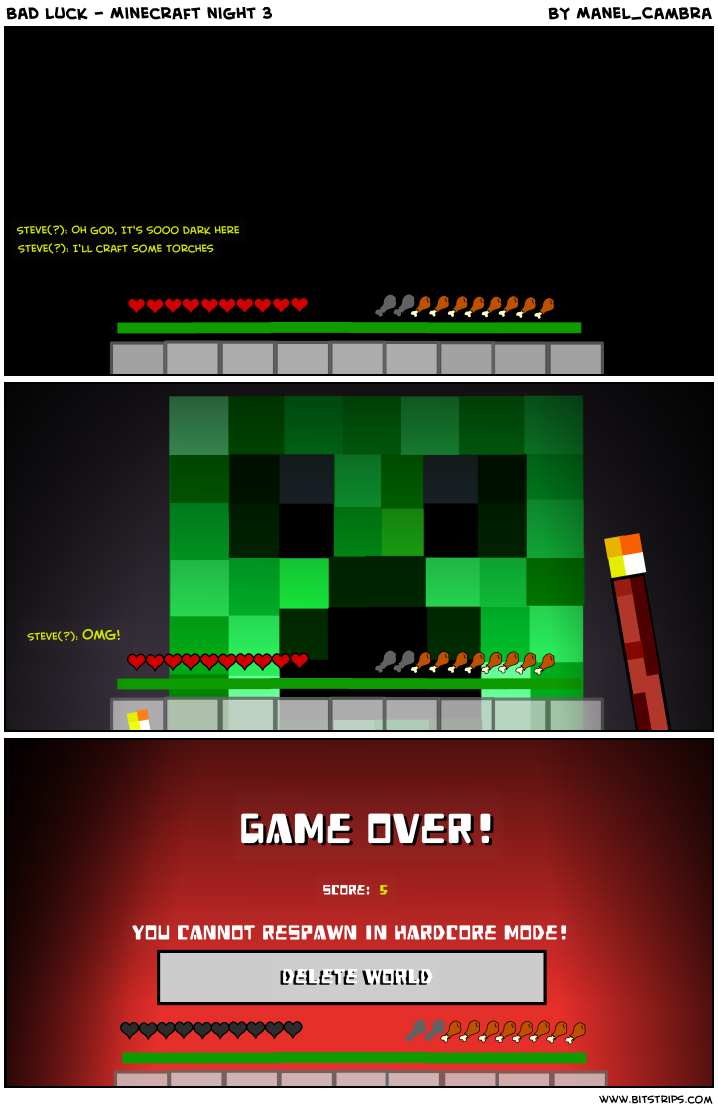 Bad luck - Minecraft night 3