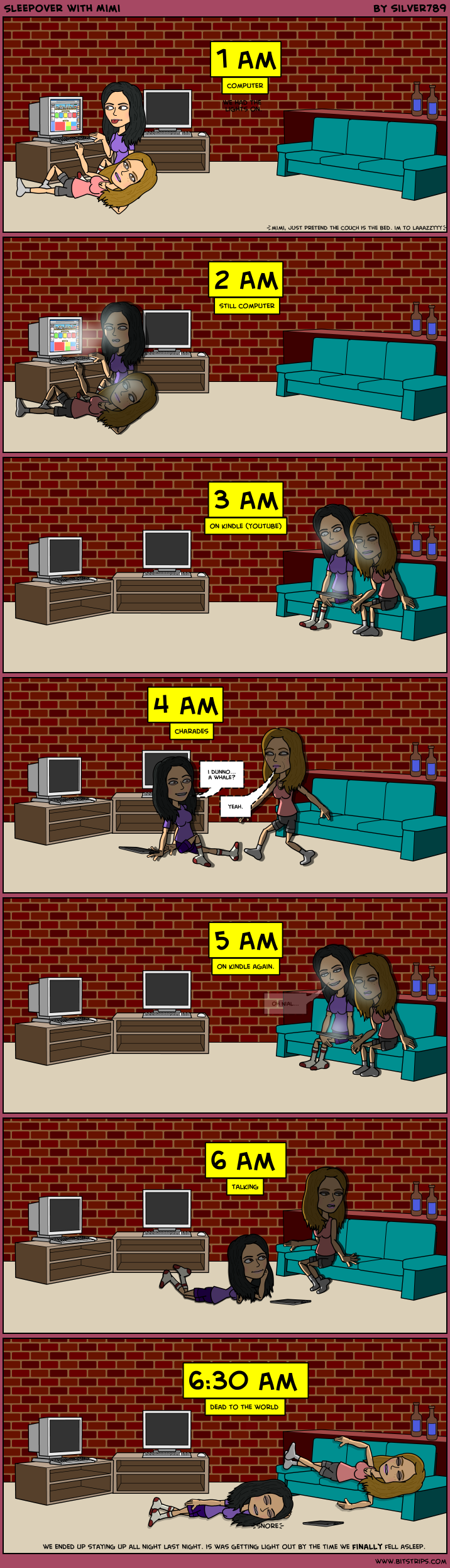 Sleepover with Mimi