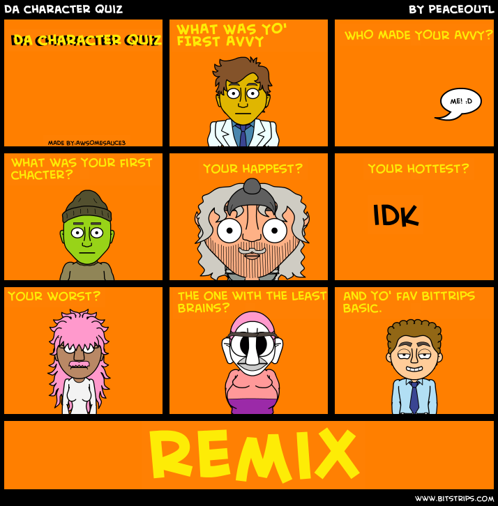 Da character quiz