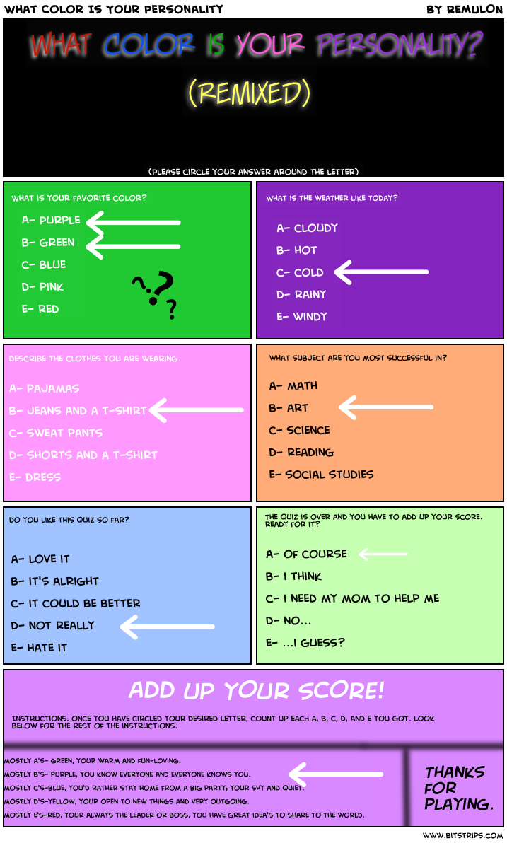 What Color Is Your Personality