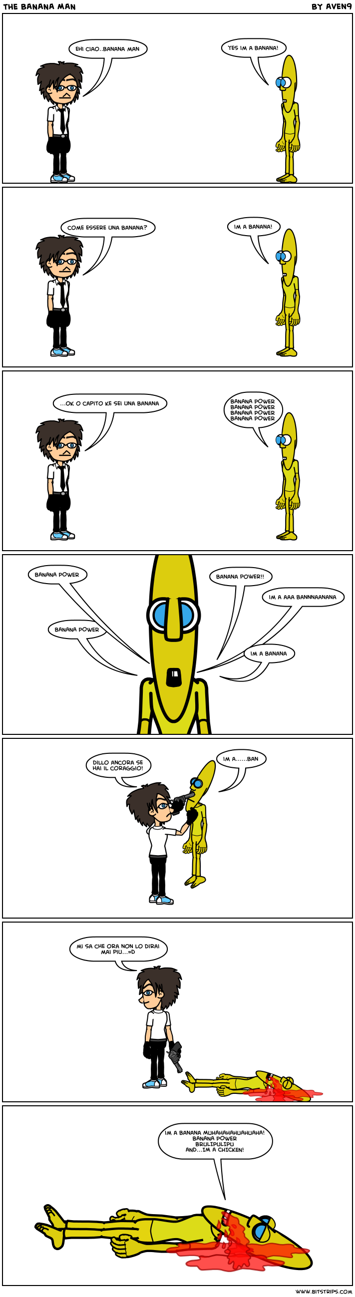 THE BANANA MAN Bitstrips