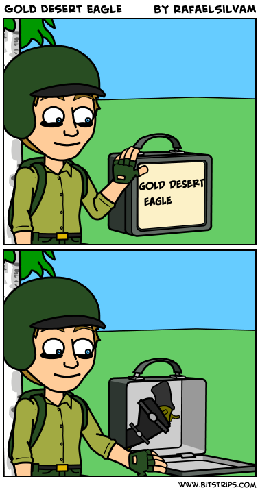 Gold Desert Eagle