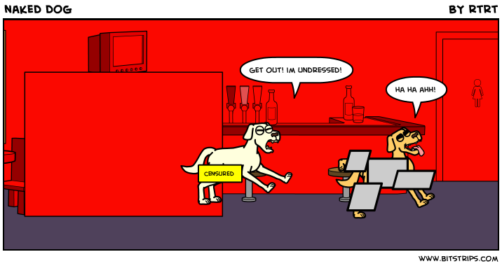 naked dog
