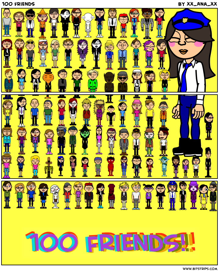 100 friends