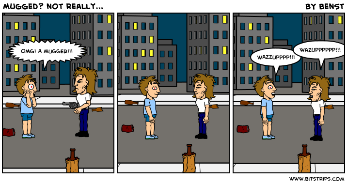 Mugged? not really...