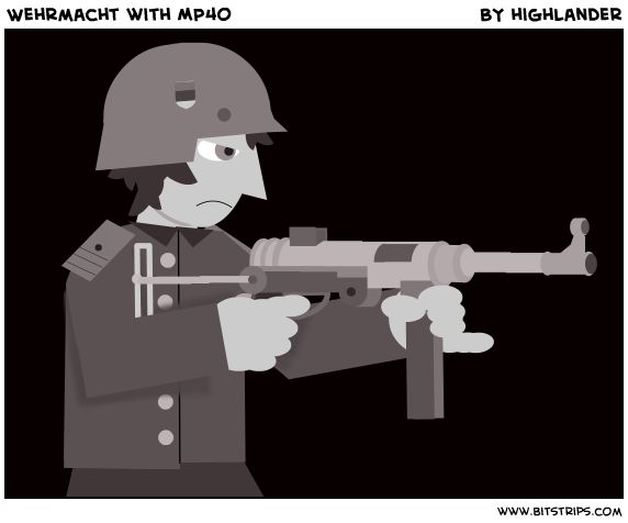 Wehrmacht with MP40