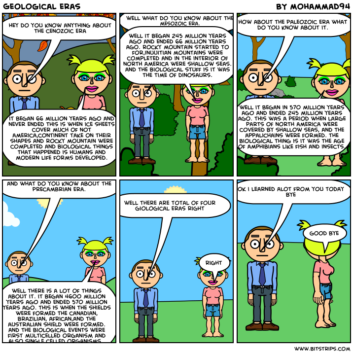 The modern geological era. What era is it The modern geological era. What era is it