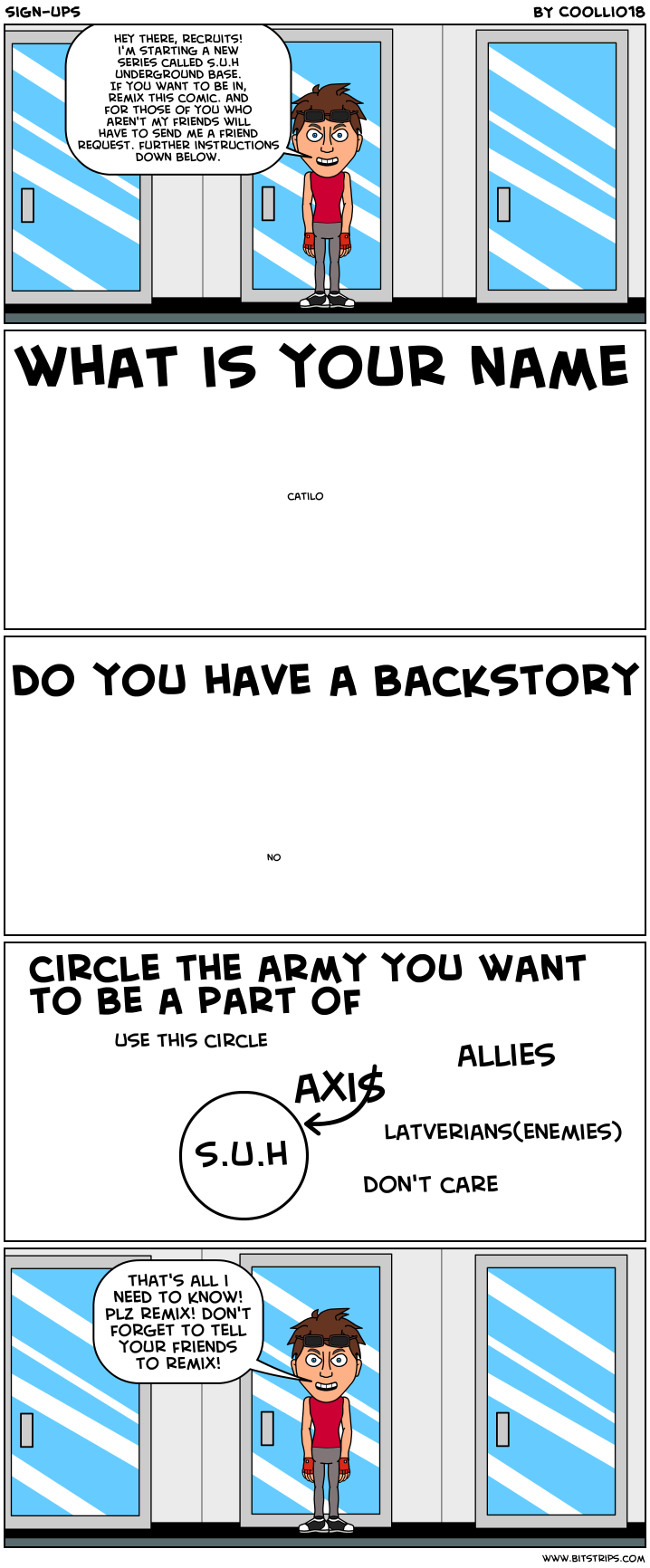 sign-ups