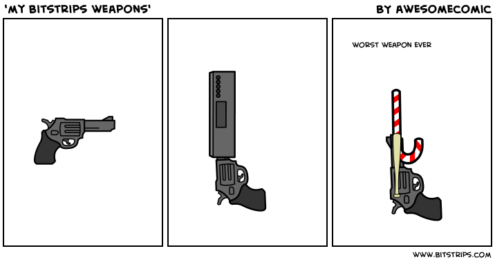 'my bitstrips weapons'