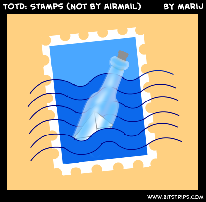 TotD: Stamps (Not by airmail)