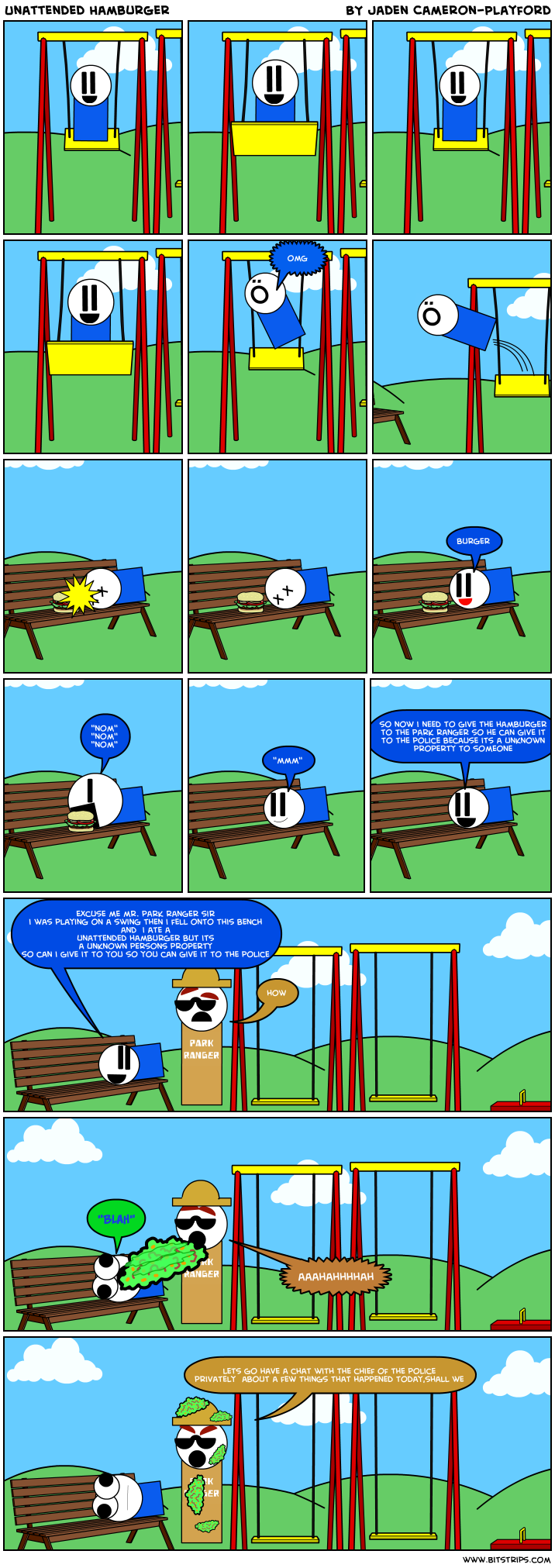 Unattended Hamburger