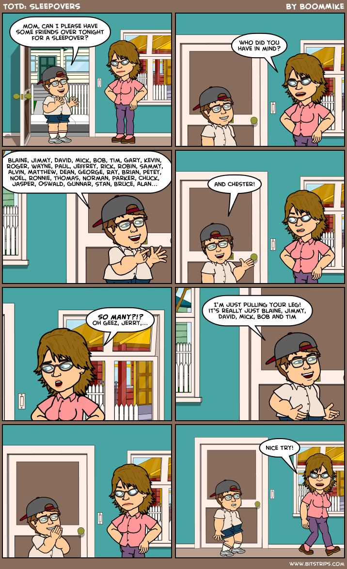 TotD: Sleepovers