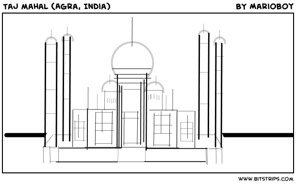 Taj mahal (Agra, India)