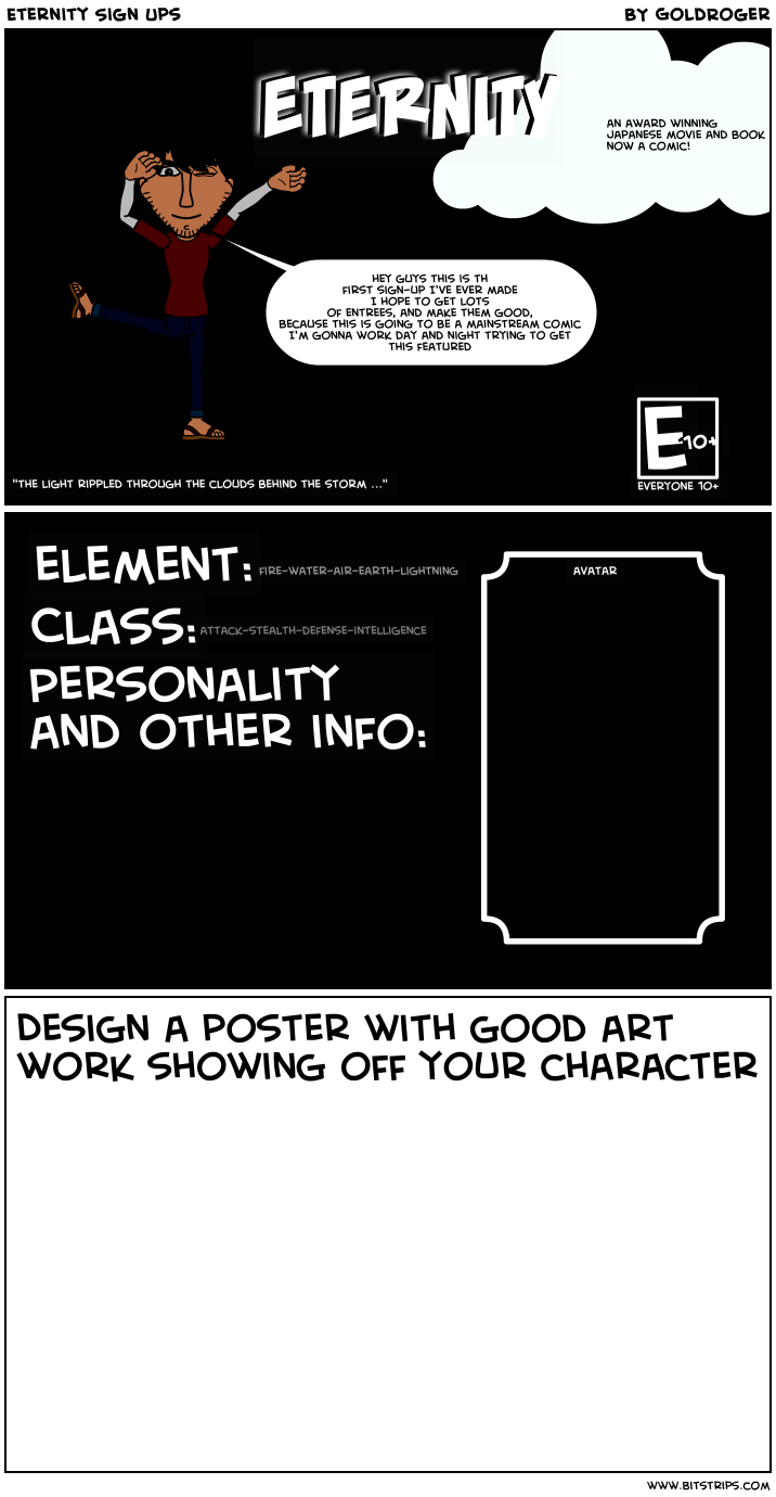 Eternity Sign Ups