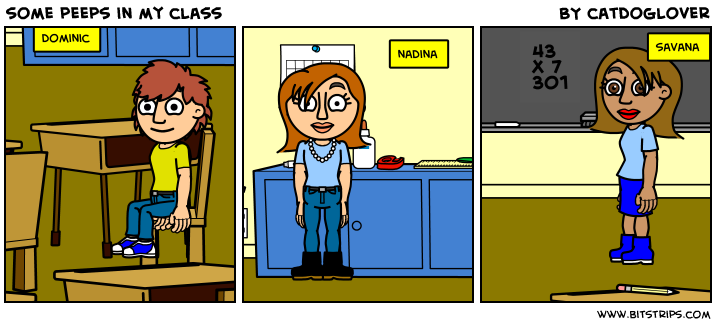 some peeps in my class