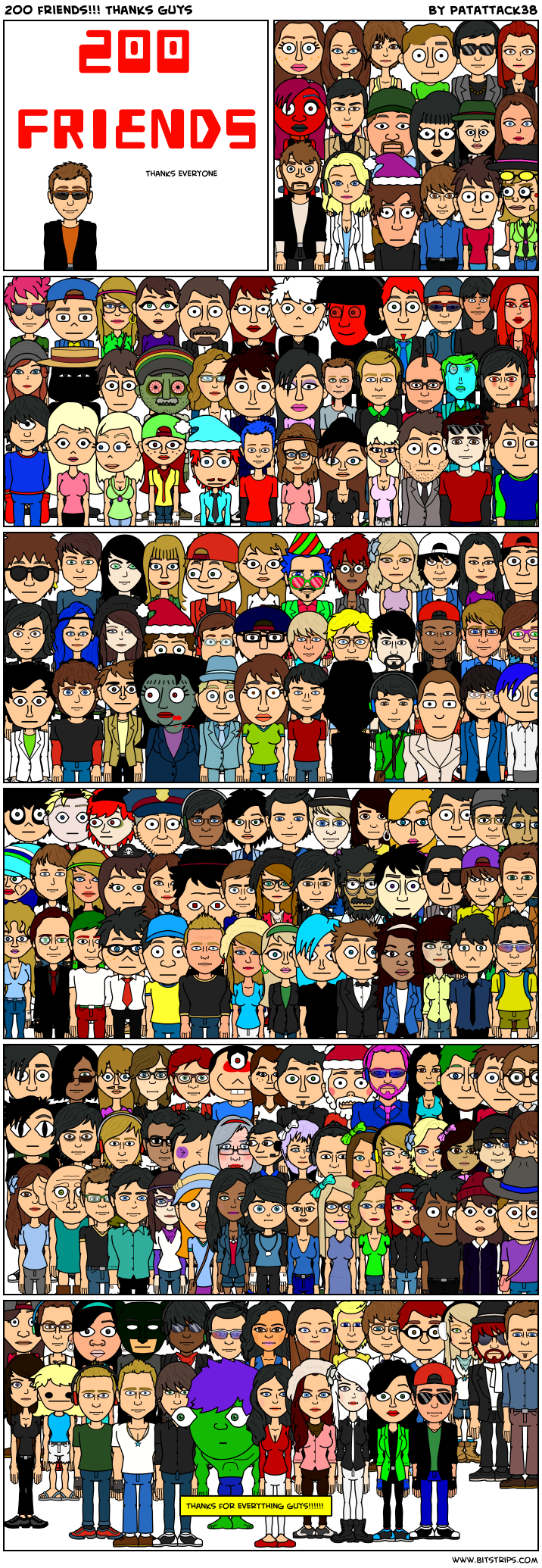 200 friends!!! Thanks guys