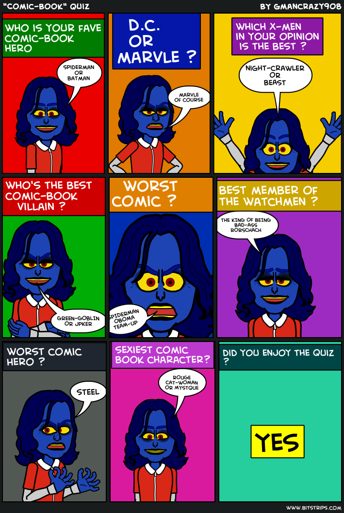 "Comic-Book" Quiz