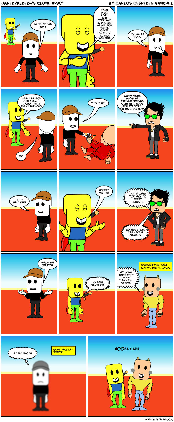 Защита мемов данный месяц роблокс Jaredvaldez4's Clone Army - Bitstrips BF0