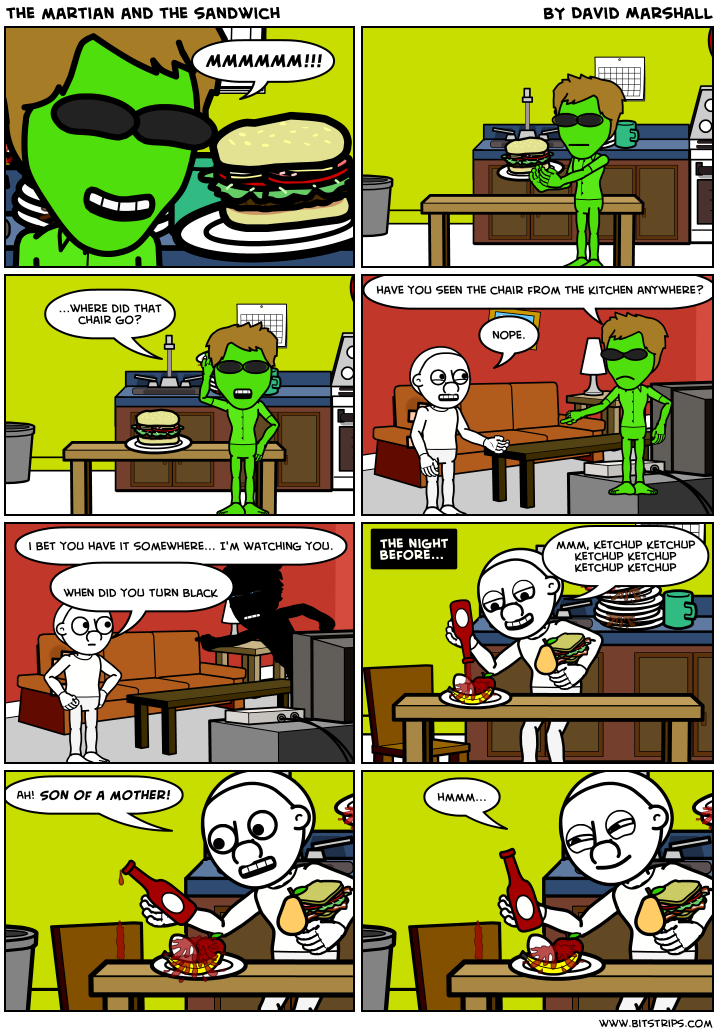 the martian and the sandwich 