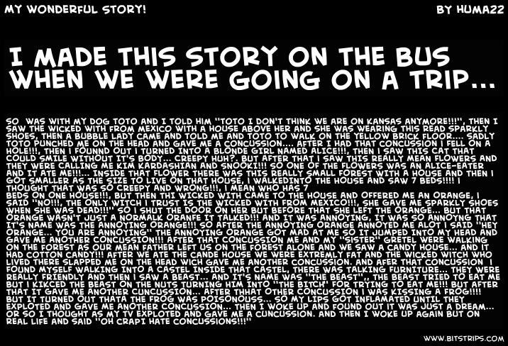 My wonderful Story!