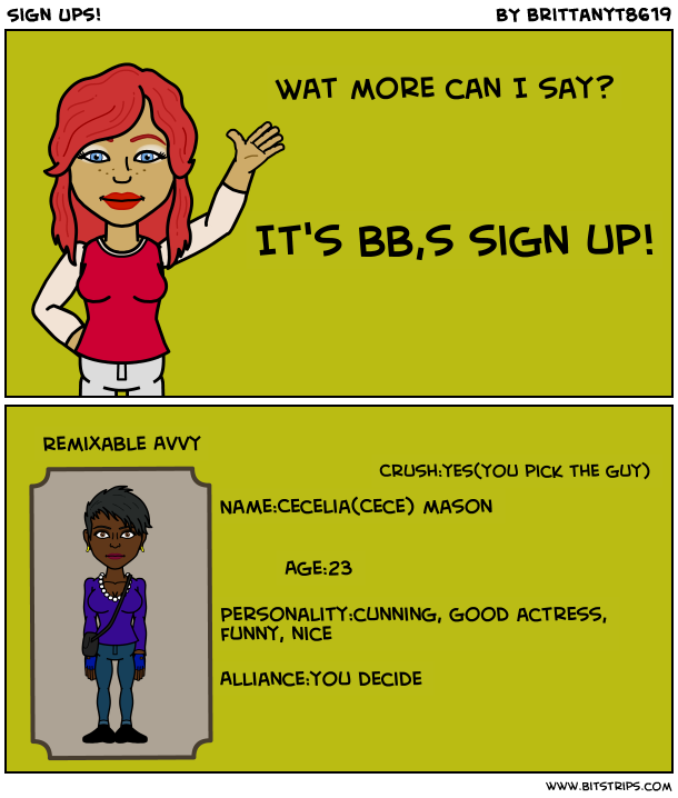 Sign Ups!