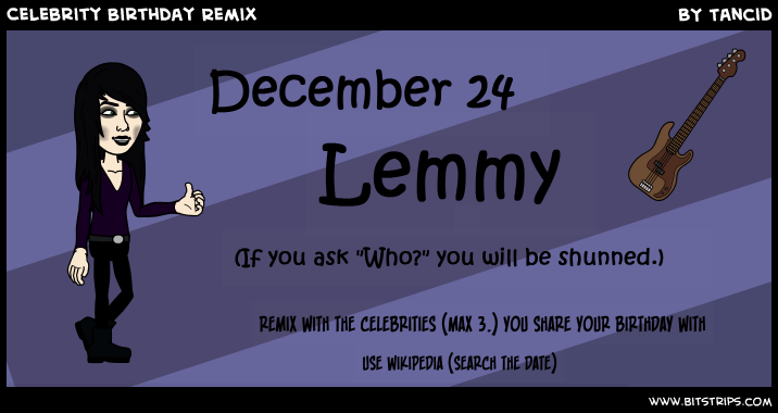 Celebrity Birthday Remix