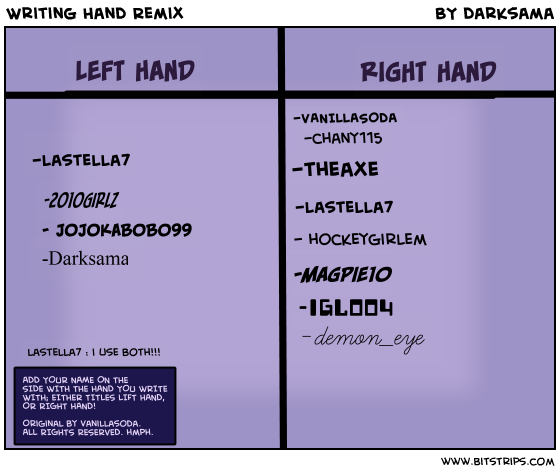 Writing Hand Remix