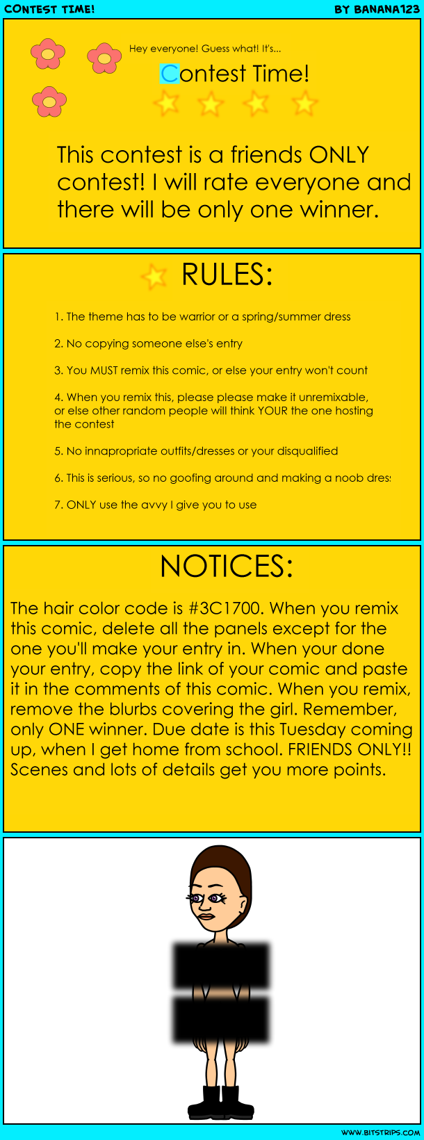 CONTEST TIME!