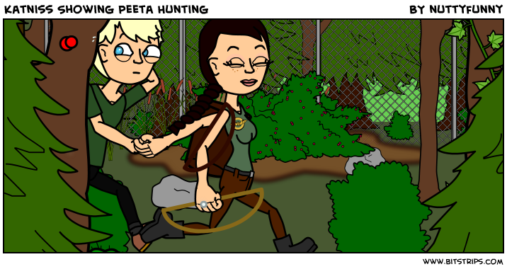Katniss Showing Peeta Hunting