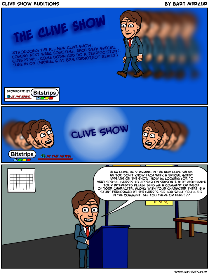 Clive Show Auditions