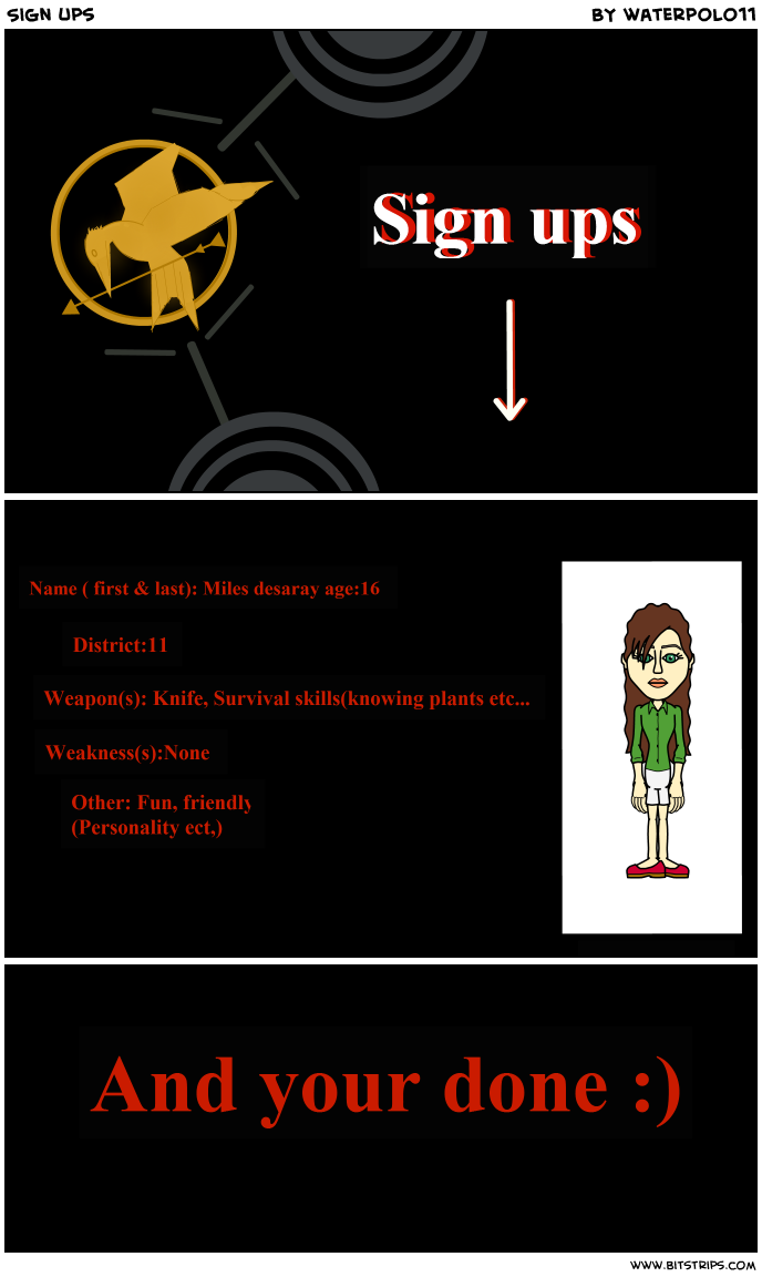 Sign ups