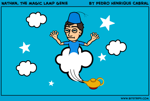 Nathan, The magic lamp genie