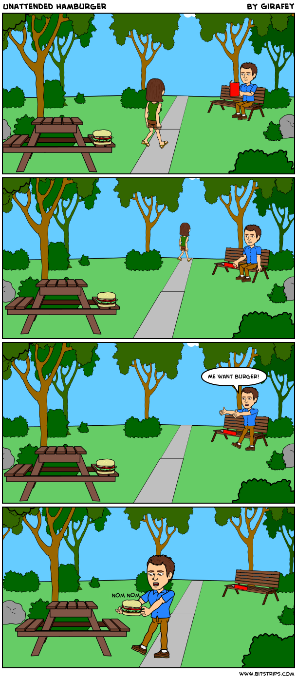 Unattended Hamburger