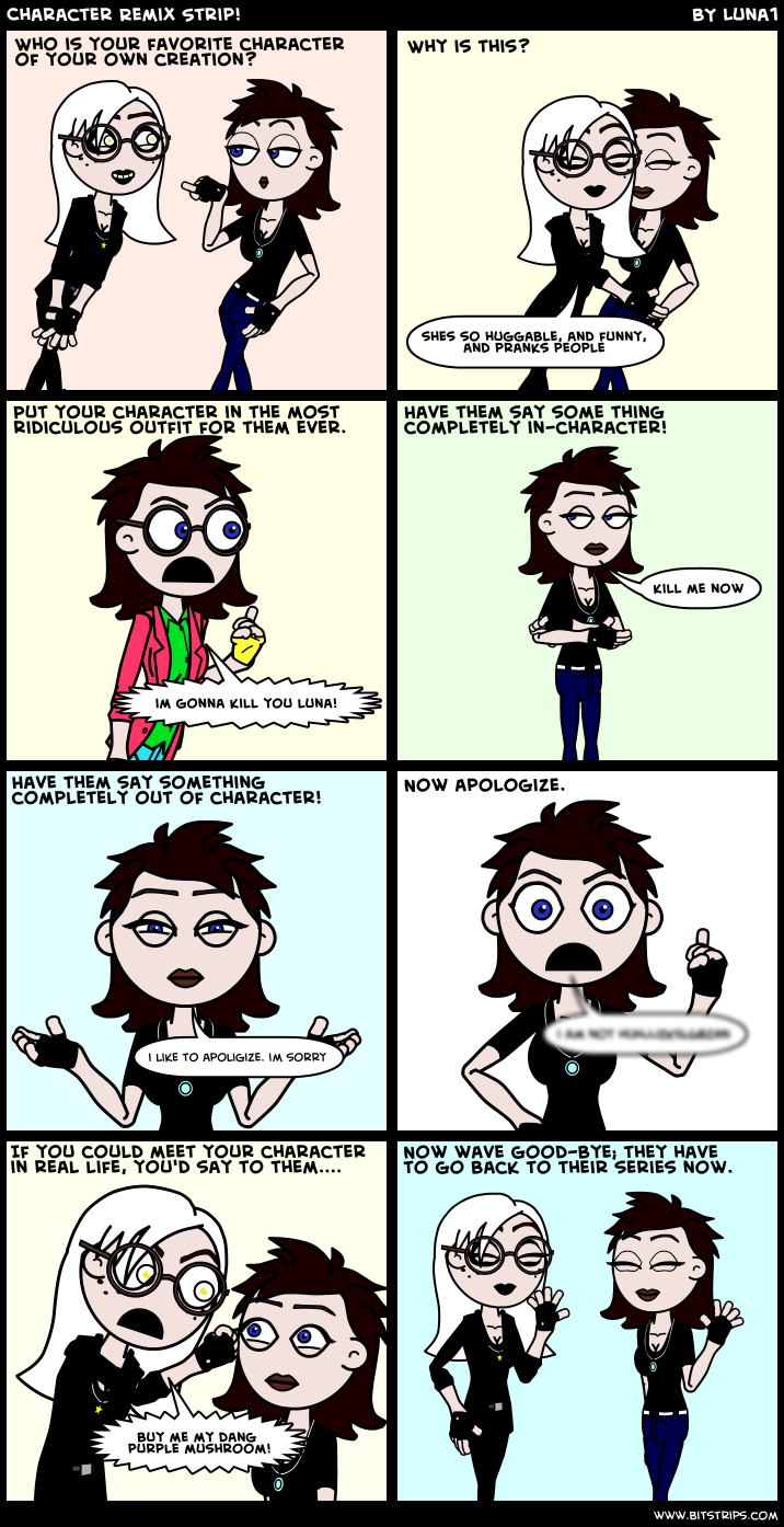 Character Remix Strip!