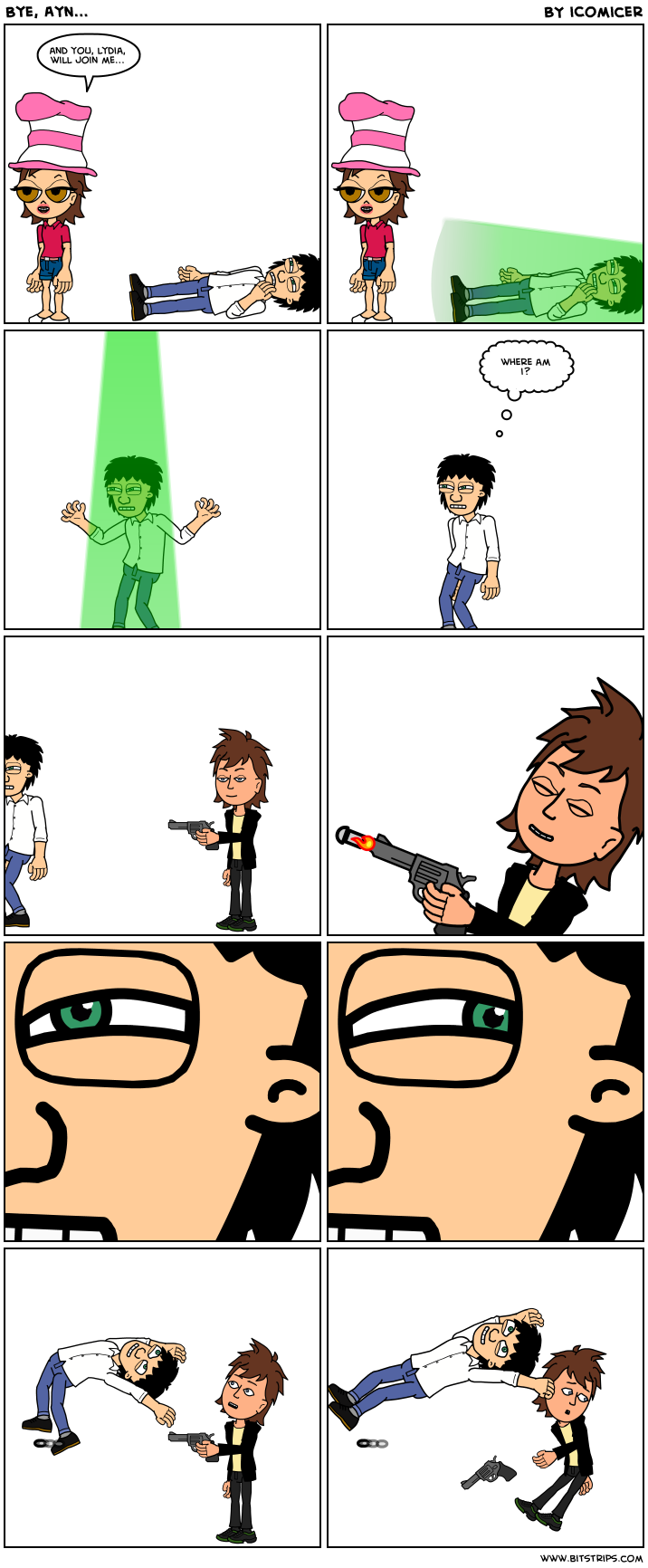 Bye, Ayn...