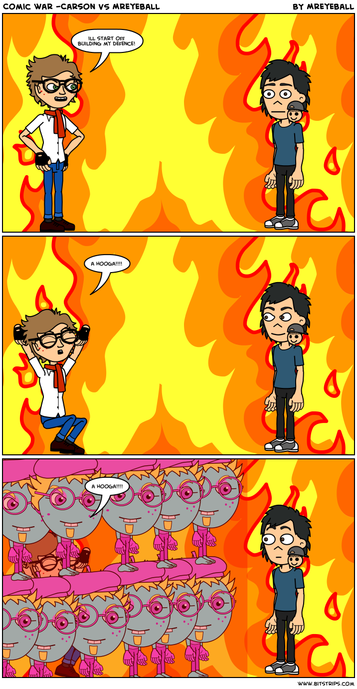 Comic war -Carson VS Mreyeball