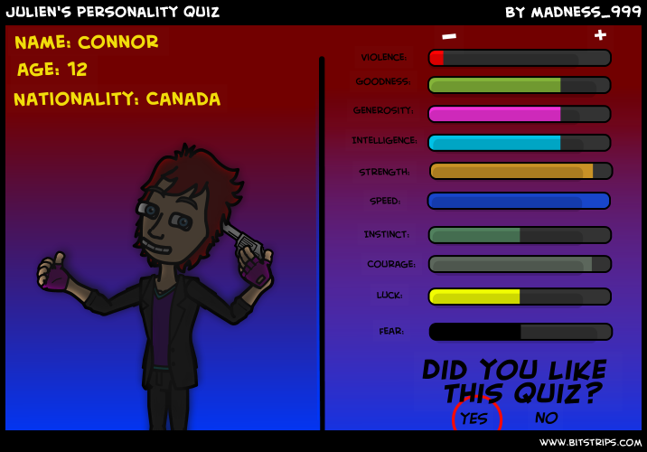 Julien's personality quiz