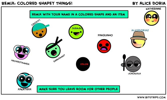Remix: Colored Shapey Things!