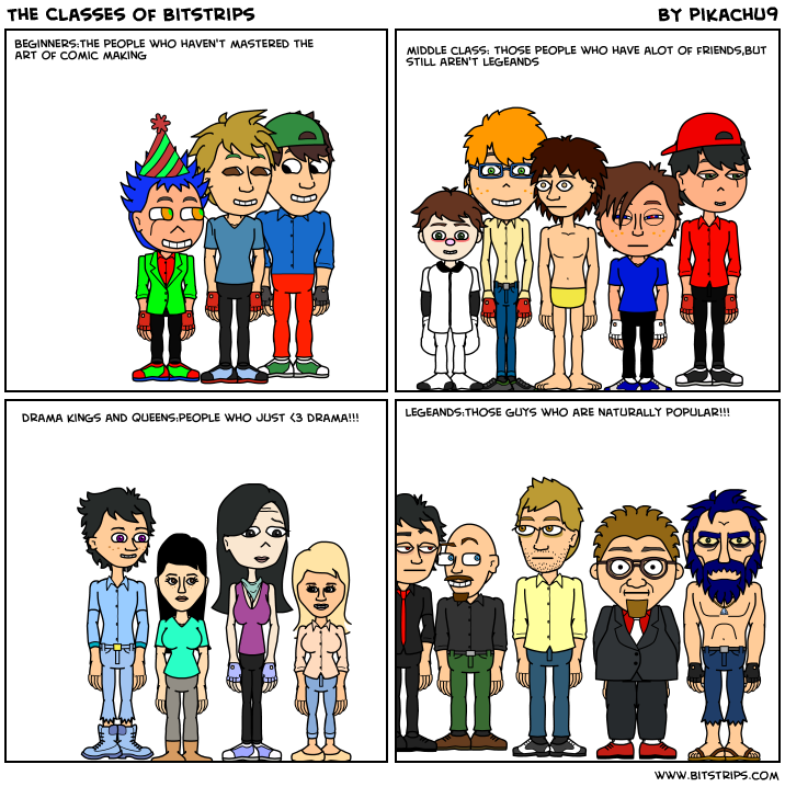 The Classes of Bitstrips