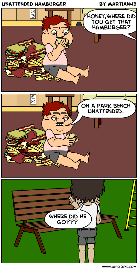 Unattended Hamburger