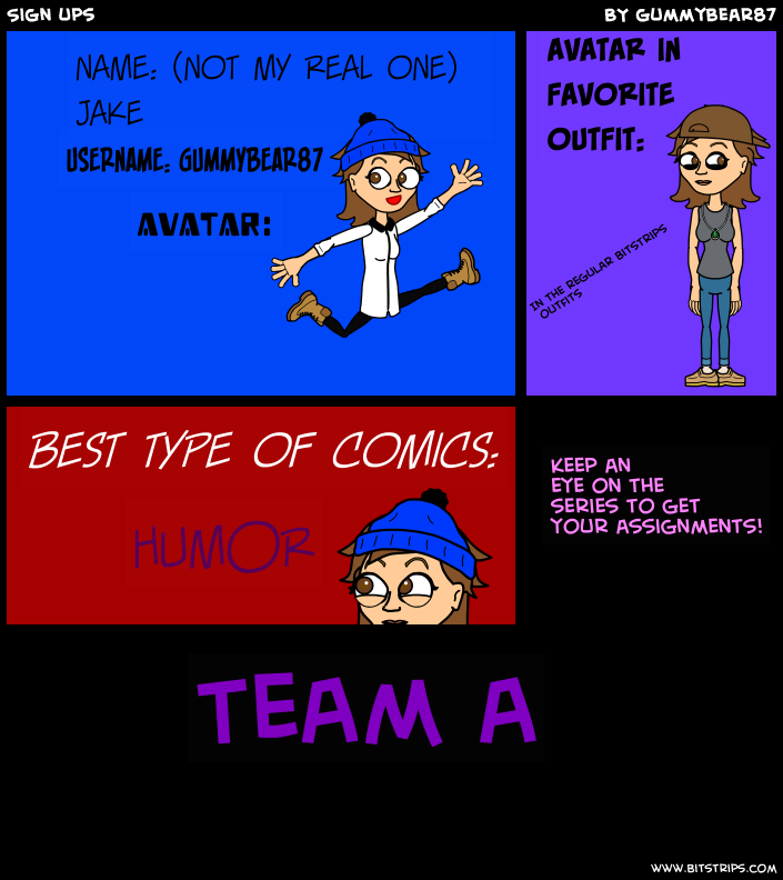 Sign ups