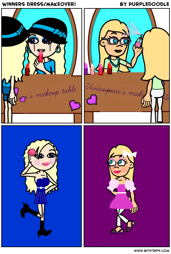 Winners dress/makeover!